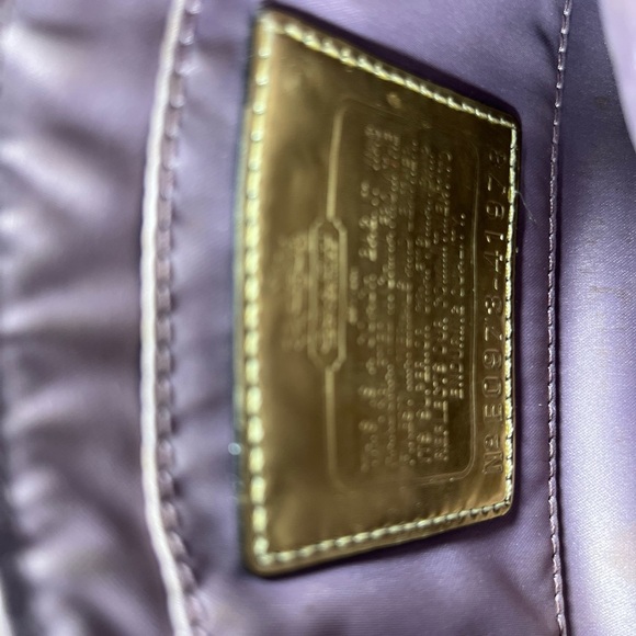 Coach Yellow Leather Clutch with Detachable Strap - Picture 3 of 4